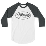 TM Hunt Logo 3/4 sleeve raglan shirt