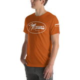Logo & American Flag Sleeve - Short-Sleeve T-Shirt