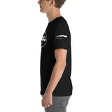 Logo & American Flag Sleeve - Short-Sleeve T-Shirt