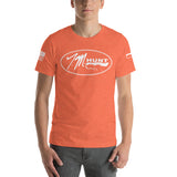 Logo & American Flag Sleeve - Short-Sleeve T-Shirt