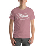 Logo & American Flag Sleeve - Short-Sleeve T-Shirt
