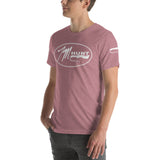 Logo & American Flag Sleeve - Short-Sleeve T-Shirt