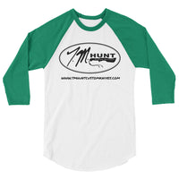 TM Hunt 3/4 sleeve raglan shirt